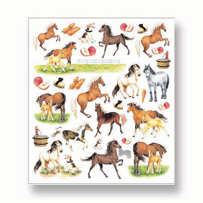 Horses & Apples Stickers